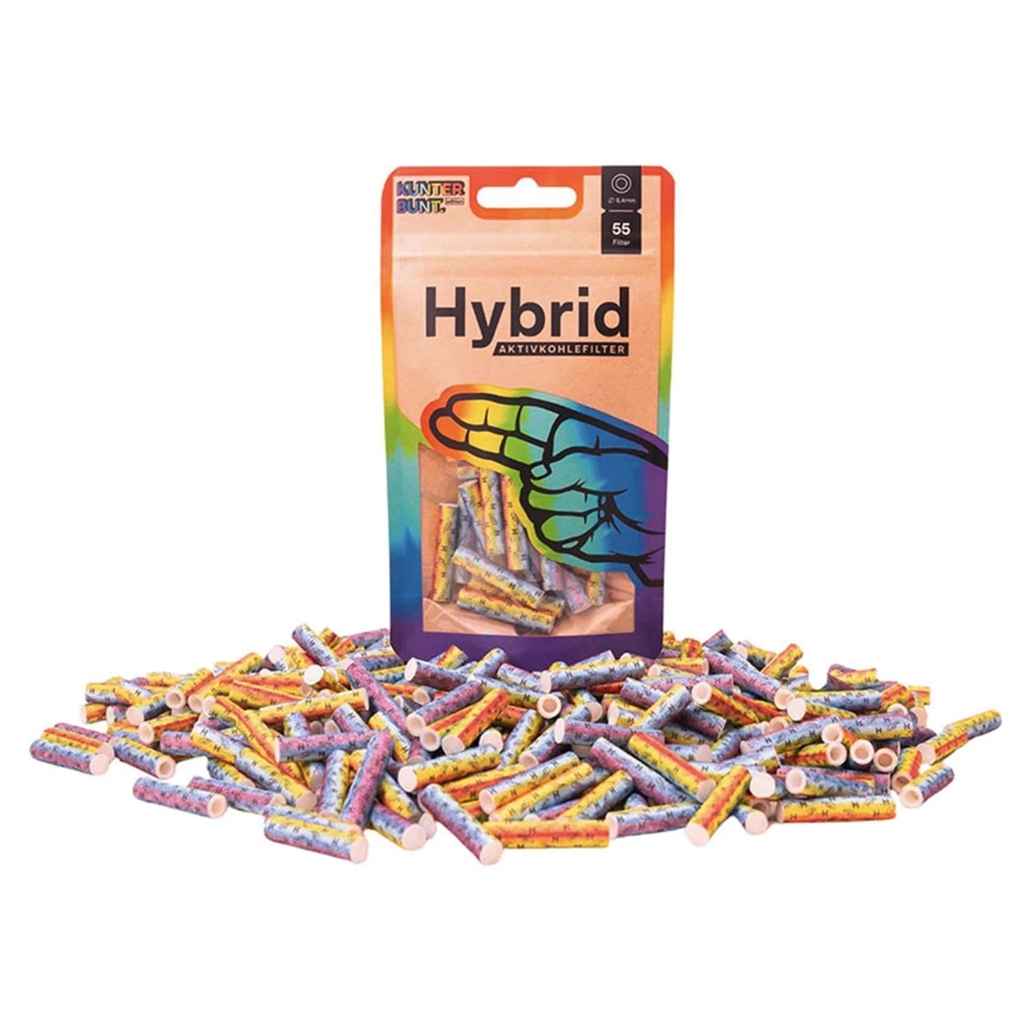 Hybrid Supreme Aktivkohlefilter 55er Pack Ø 6,4 mm Hybrid Supreme Filters