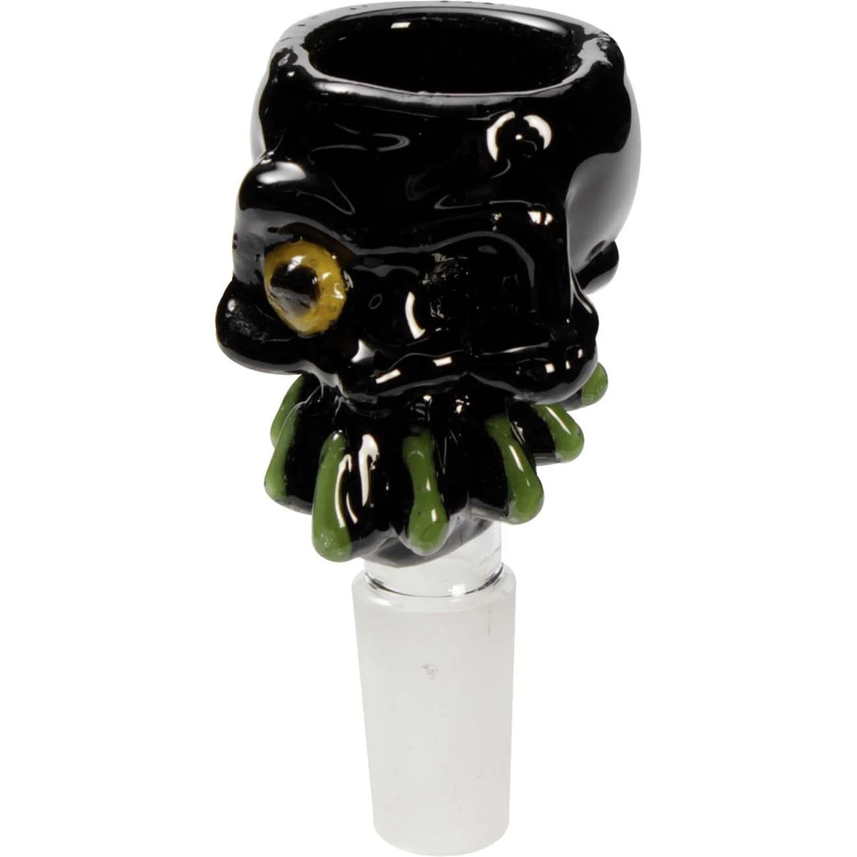 Glaskopf 'Zombie' schwarz 14,5mm Black Leaf