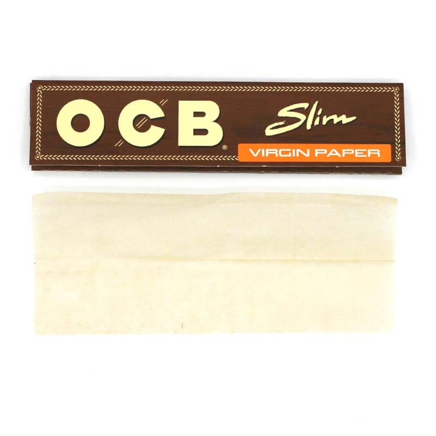 OCB Virgin King Size Slim Papers unbleached OCB