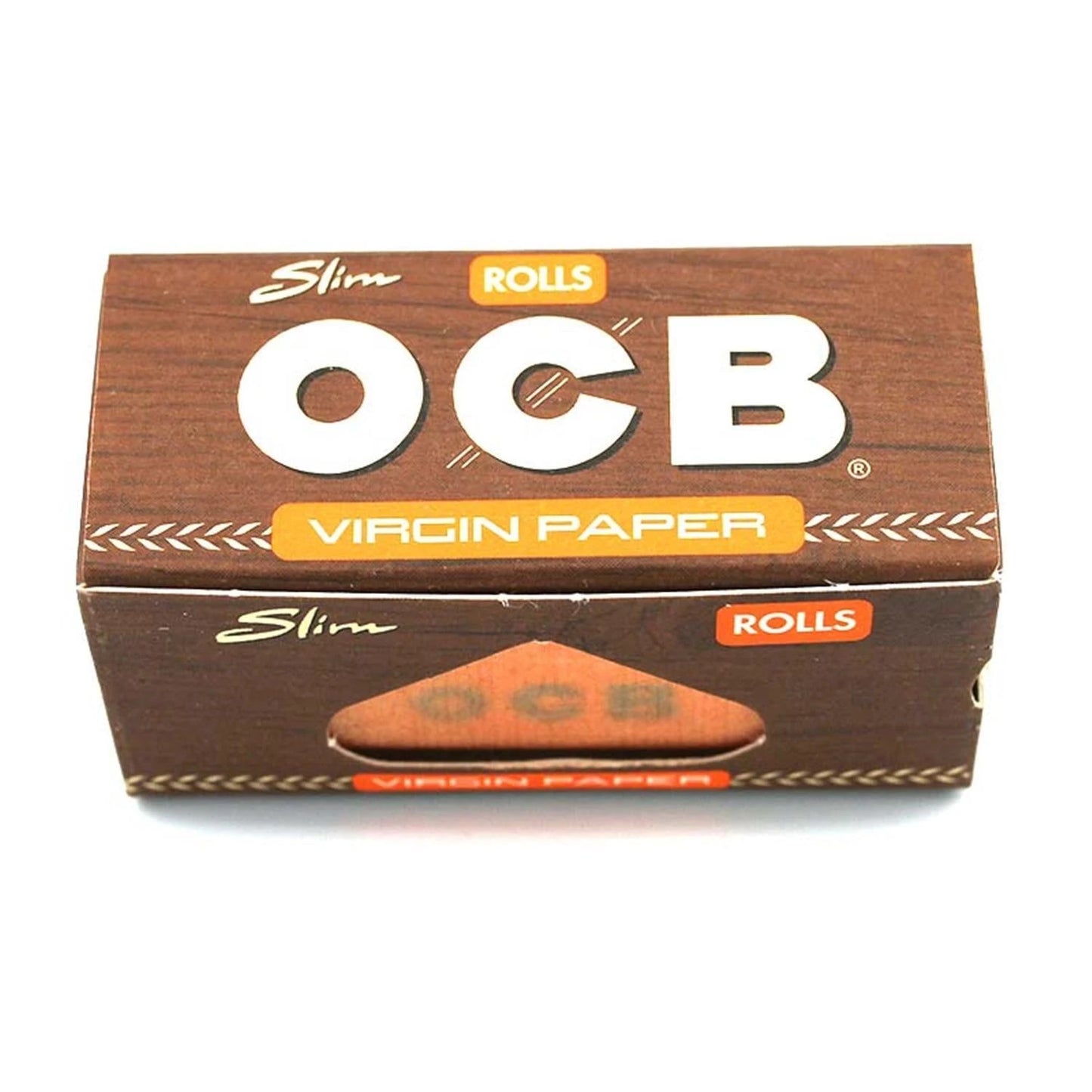 OCB unbleached Virgin Paper Rolls 4m x 44mm OCB