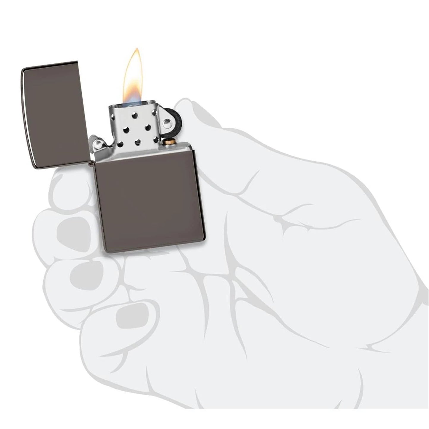 Zippo Benzinfeuerzeug BLACK ICE Zippo