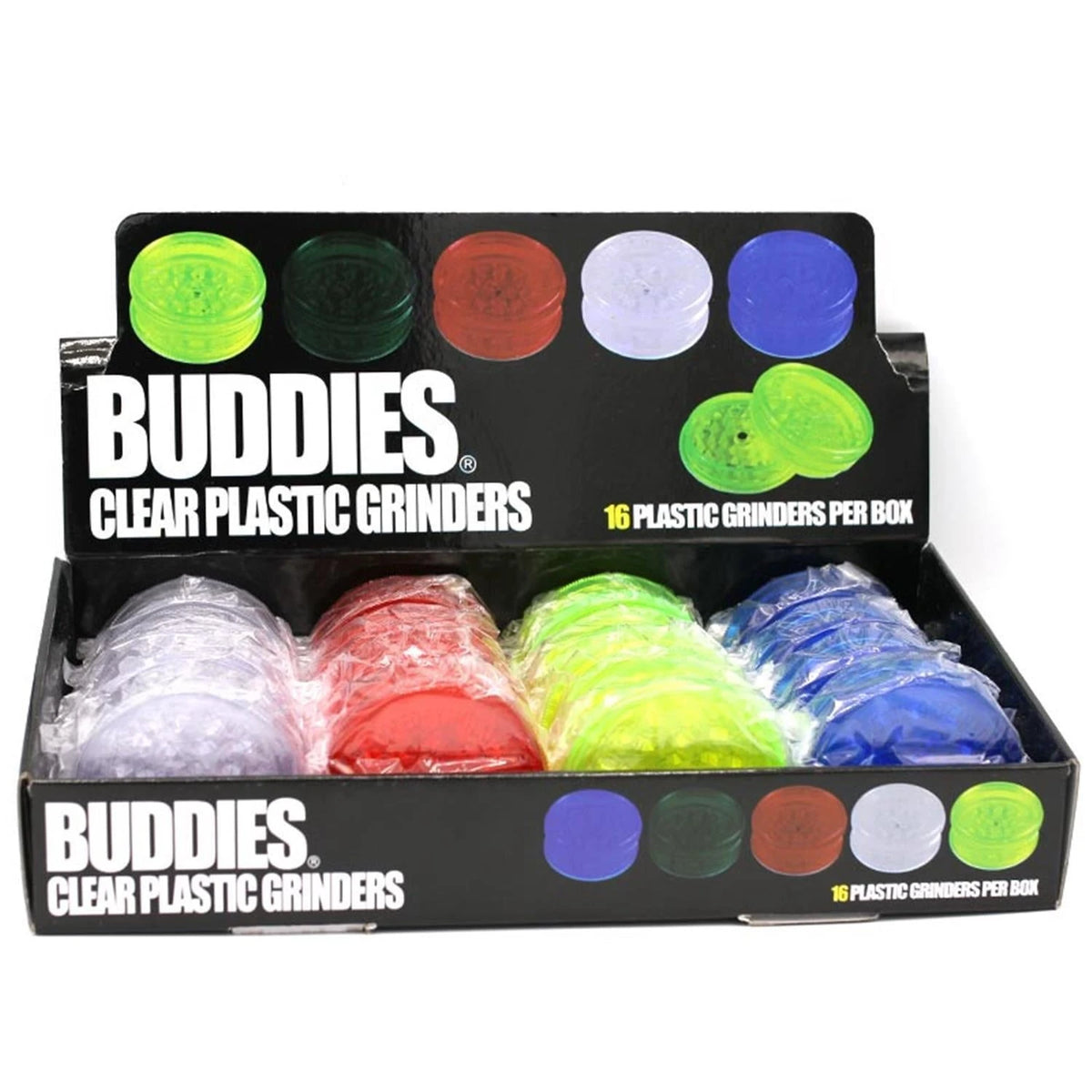 Buddies Plastik Grinder ø 58 mm Buddies