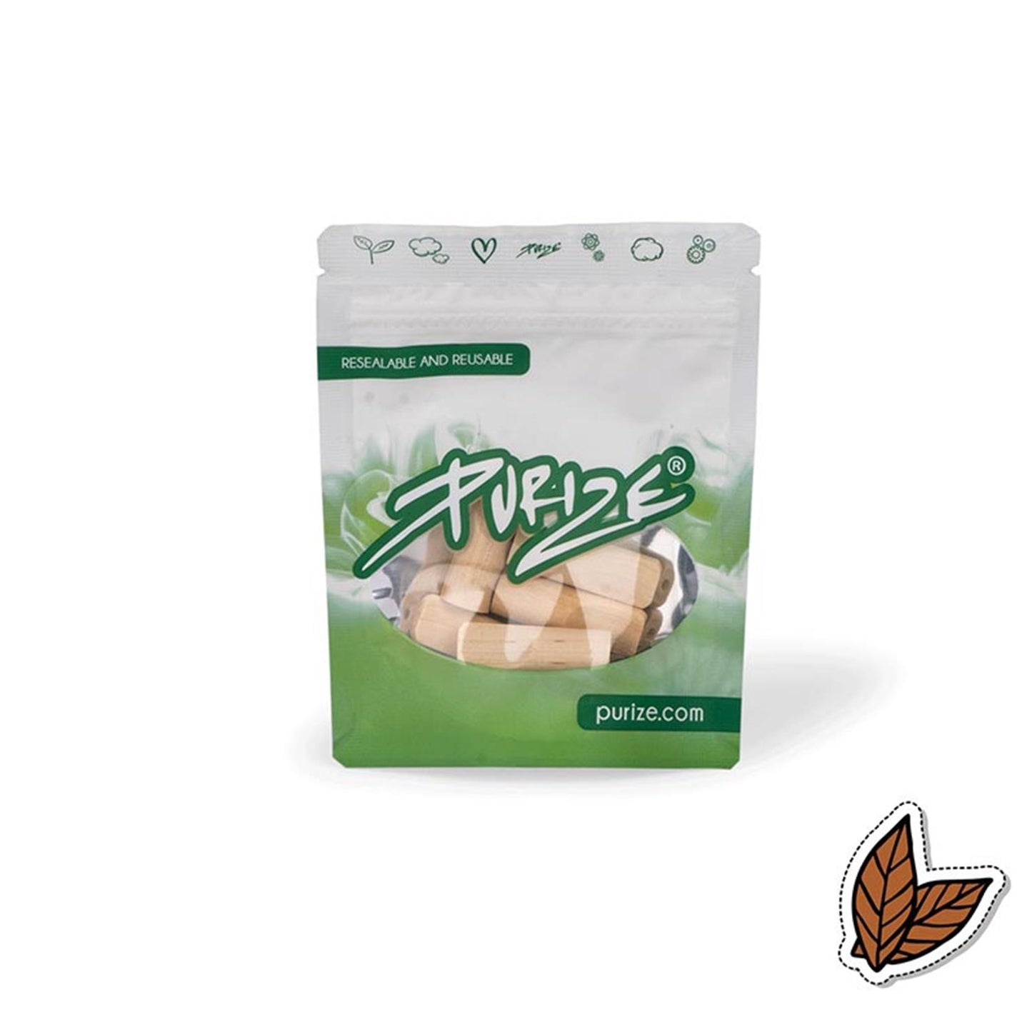 PURIZE Holzmundstück Regular Size - Geschmack: