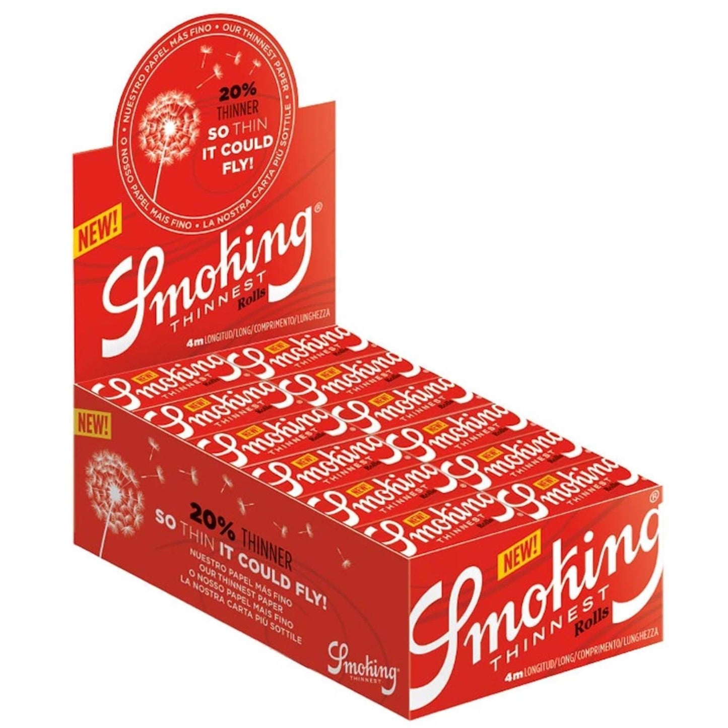 Smoking Thinnest Rolls Papers 4m Smoking