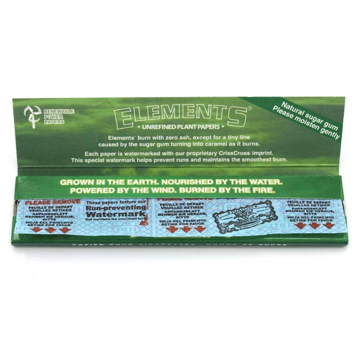 Elements Green Papers King Size Slim Elements