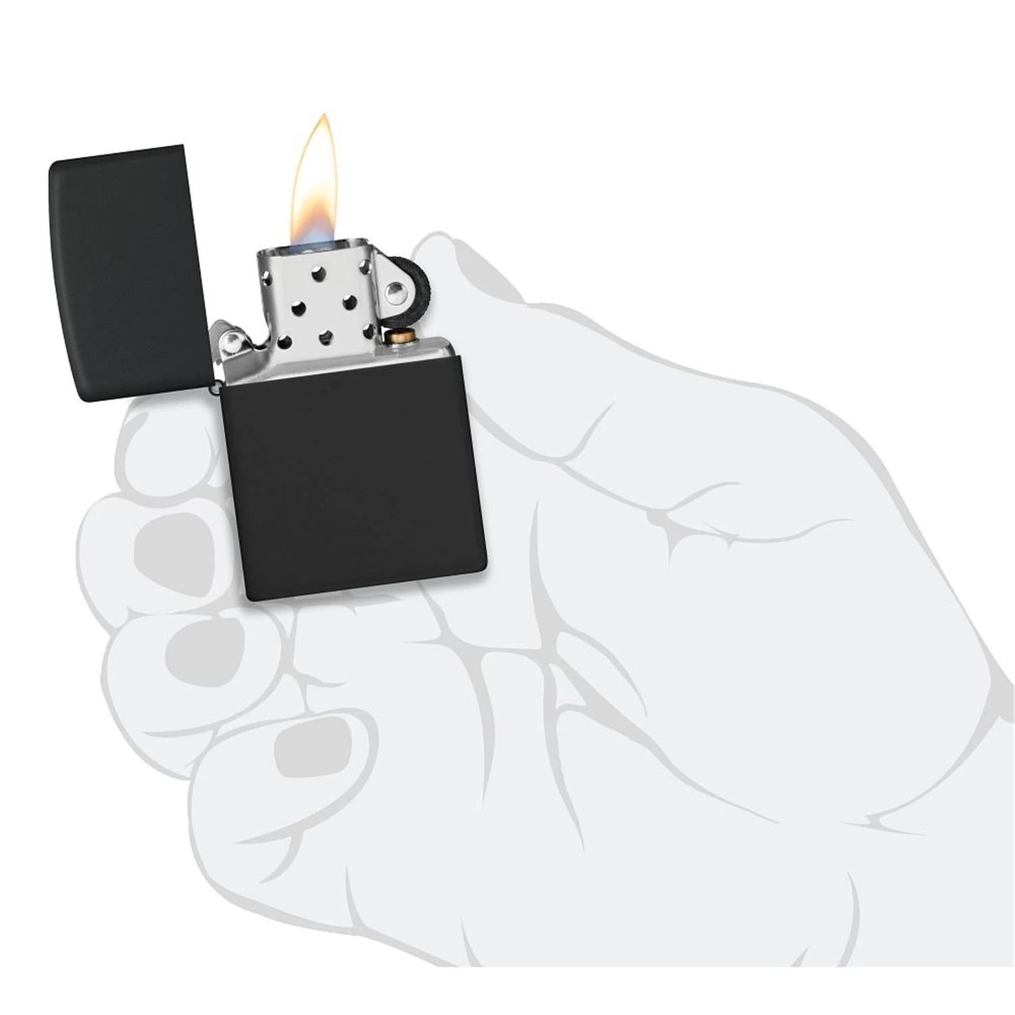 Zippo Benzinfeuerzeug BLACK MATTE Zippo
