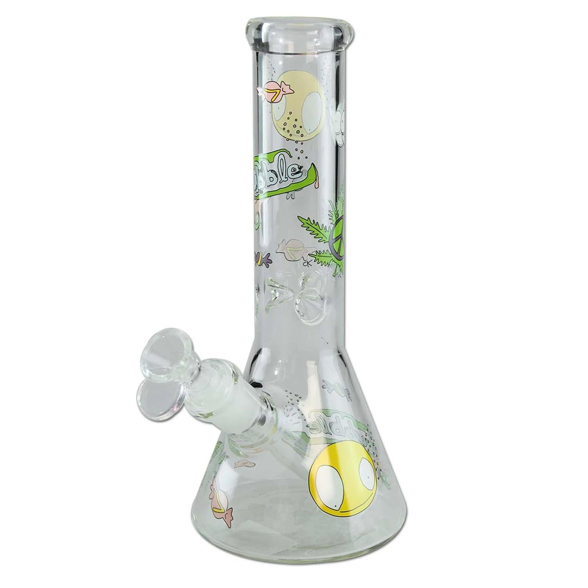 Freaky Bubbles Kolbenbong M | H: 24,5cm, Ø: 105/42mm, Schl.: 18,8 & 14,5mm Freaky Bubbles
