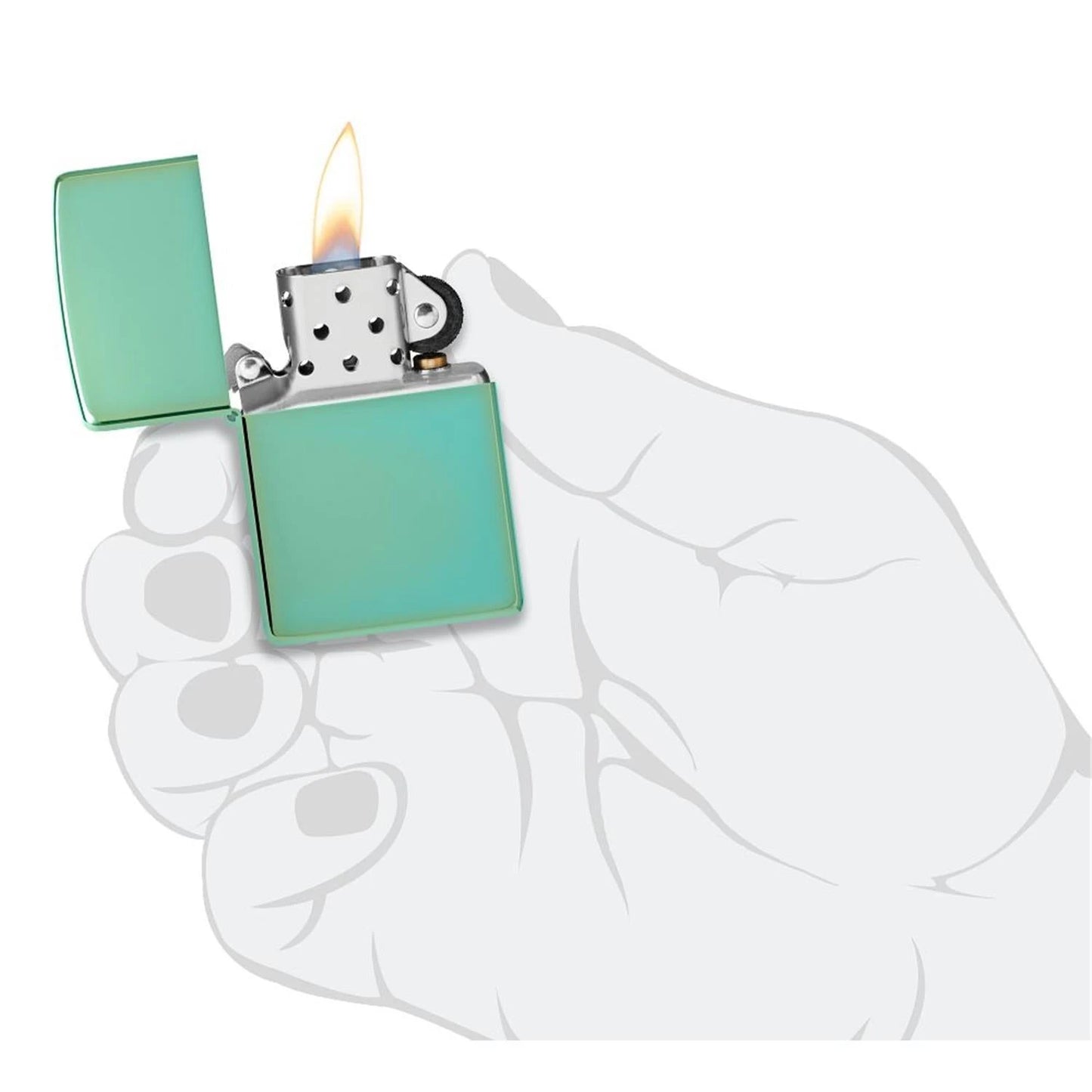 Zippo Benzinfeuerzeug CHAMELEON (High Polish Green) Zippo