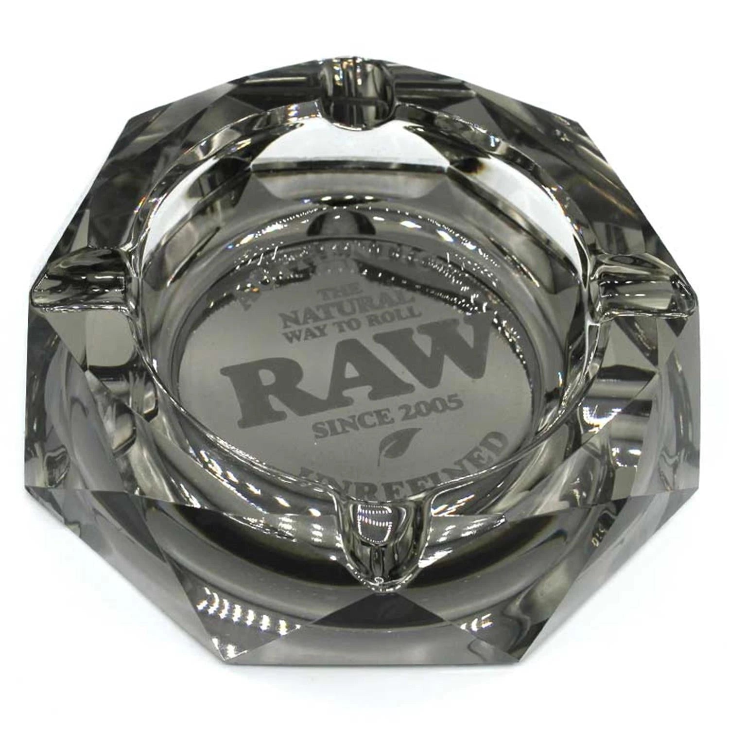 RAW Dark Side Glas Aschenbecher RAW