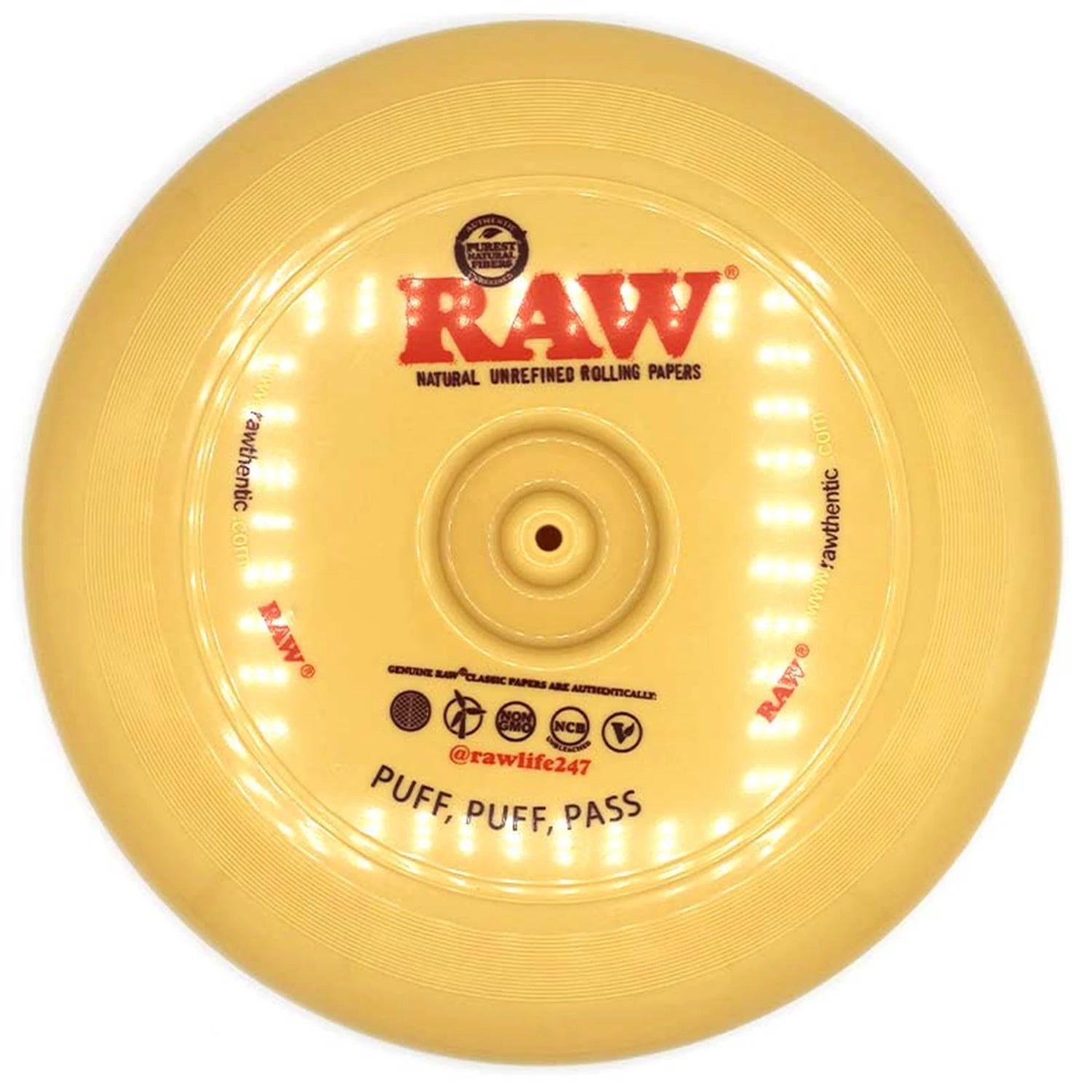 RAW Frisbee Puff, Puff, Pass - Flying Disc mit Cone Holder RAW