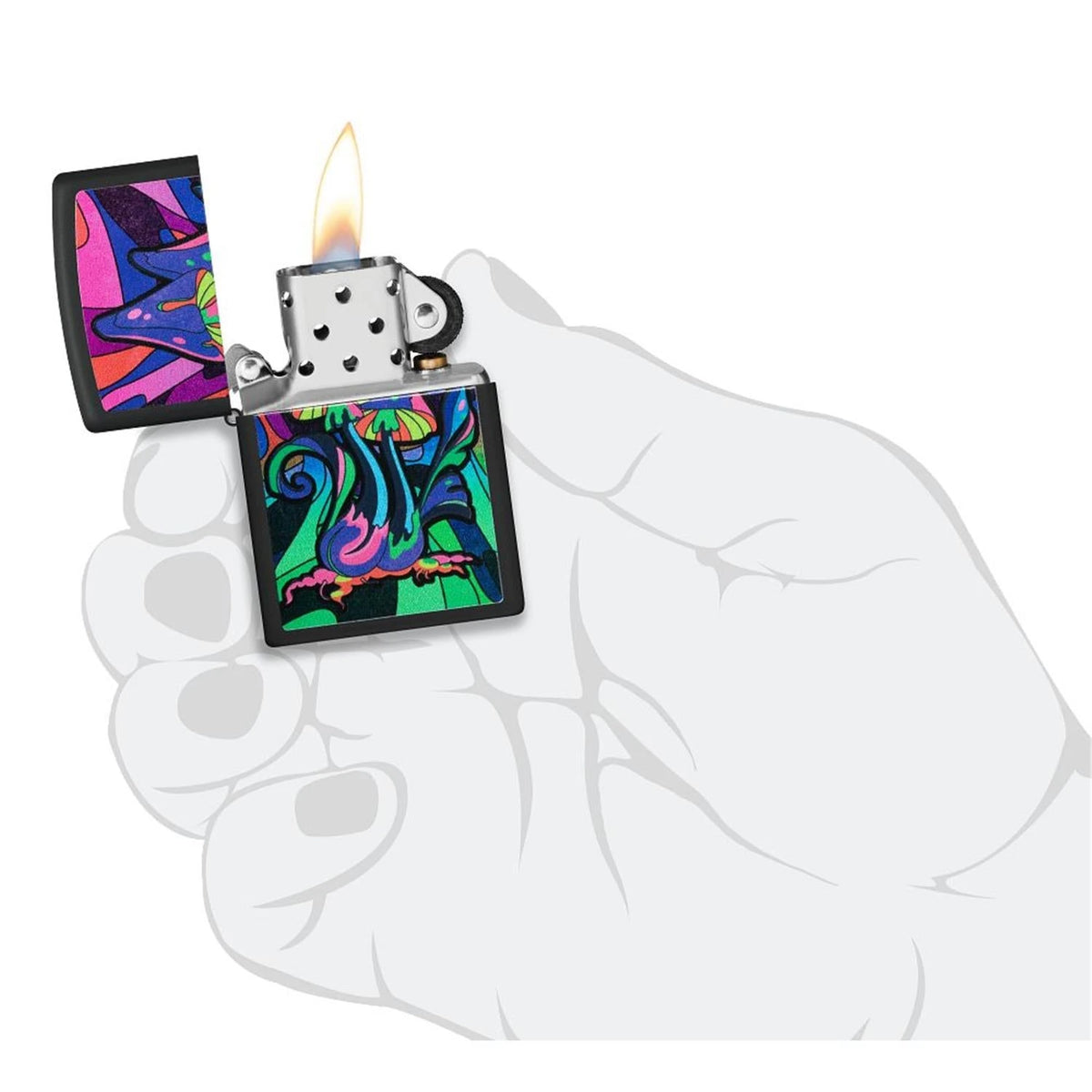 Zippo Benzinfeuerzeug Counter Culture Design Zippo