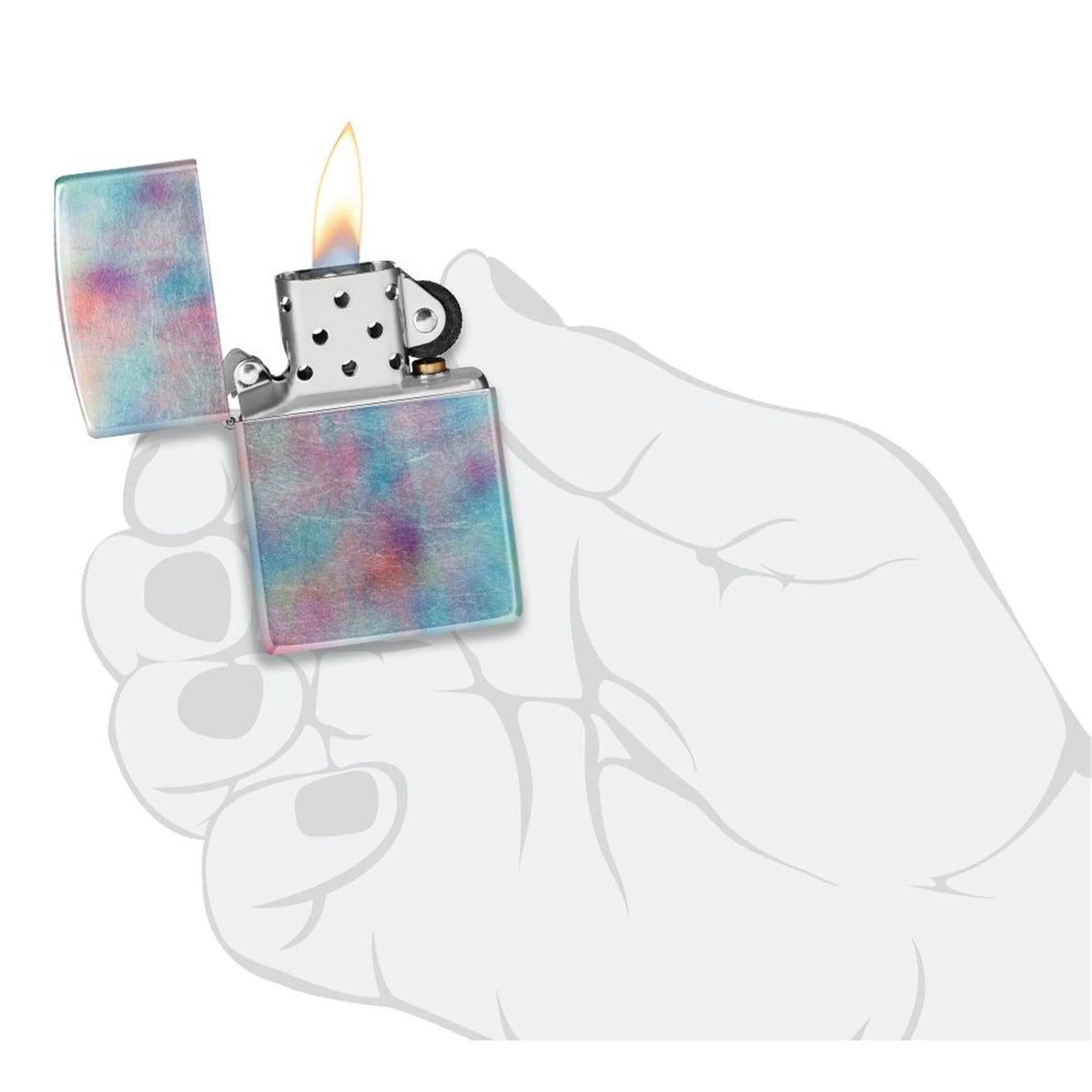 Zippo Benzinfeuerzeug Holographic Design Zippo