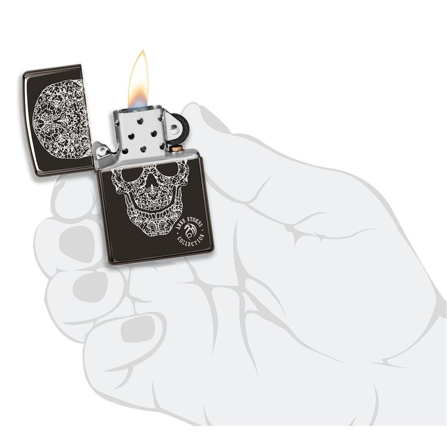Zippo Benzinfeuerzeug 24756 Anne Stokes Collection Zippo