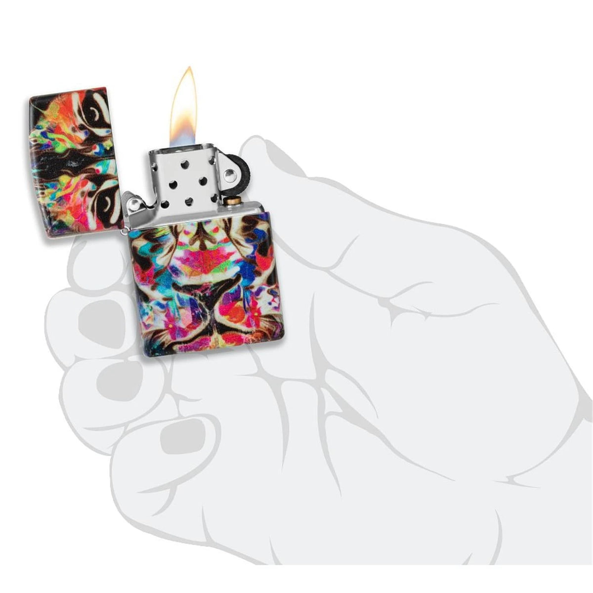 Zippo Benzinfeuerzeug Lion Design Zippo
