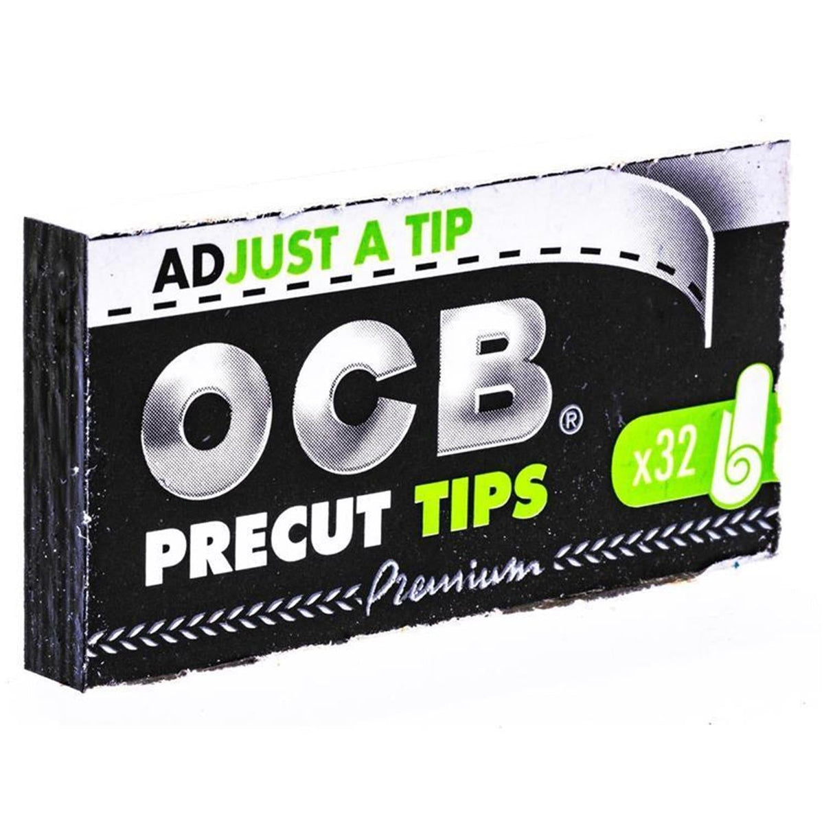 OCB Premium Tips Precut Wide - 32 Filter Tips OCB