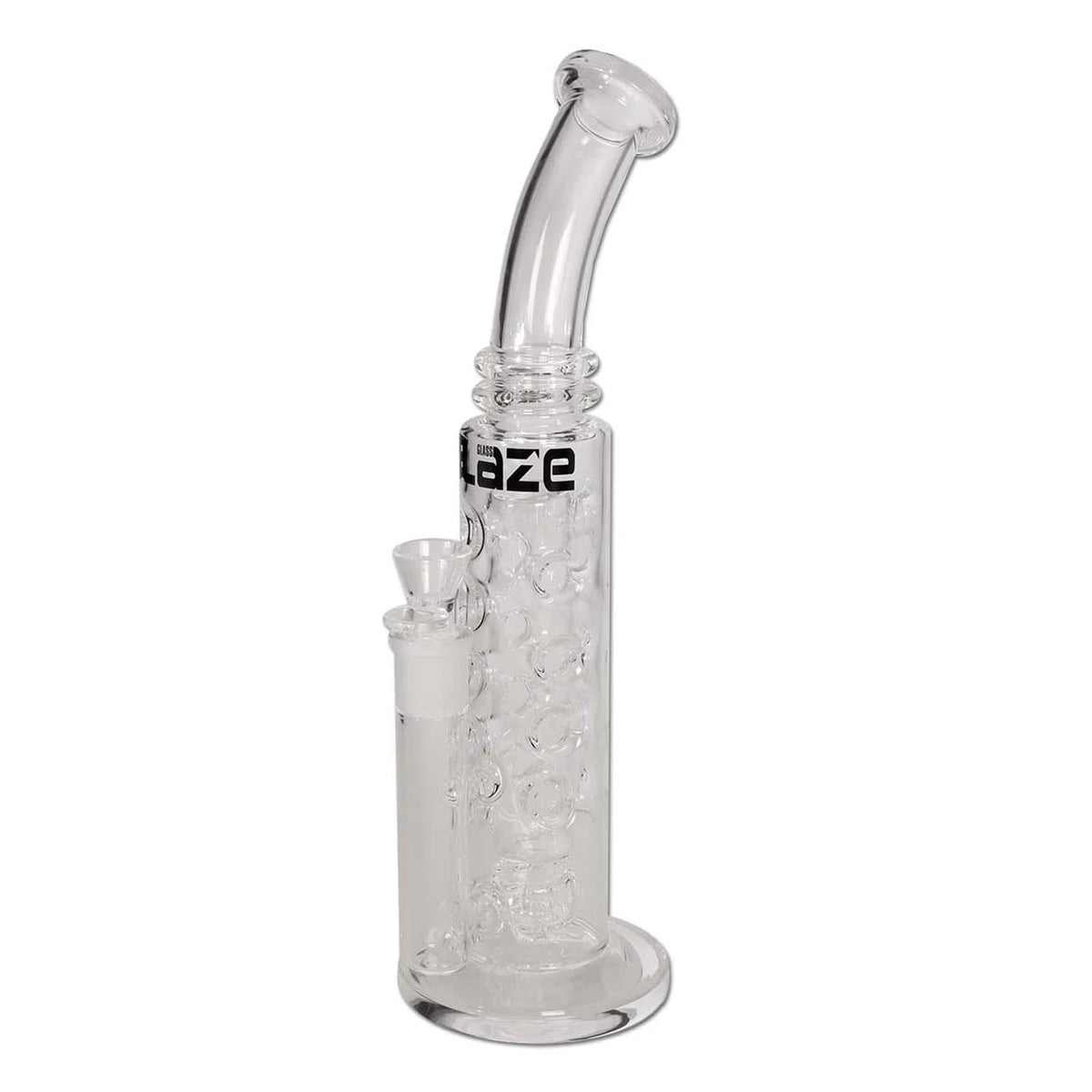 Blaze Glasbong mit Schlitzdiffusor | H: 35cm, Ø: 55/32mm, Schl.: 18,8mm Blaze
