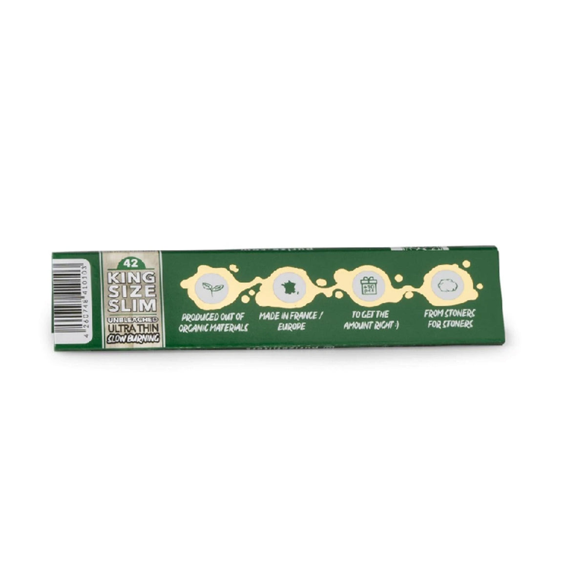PURIZE King Size Slim Papers – unbleached PURIZE