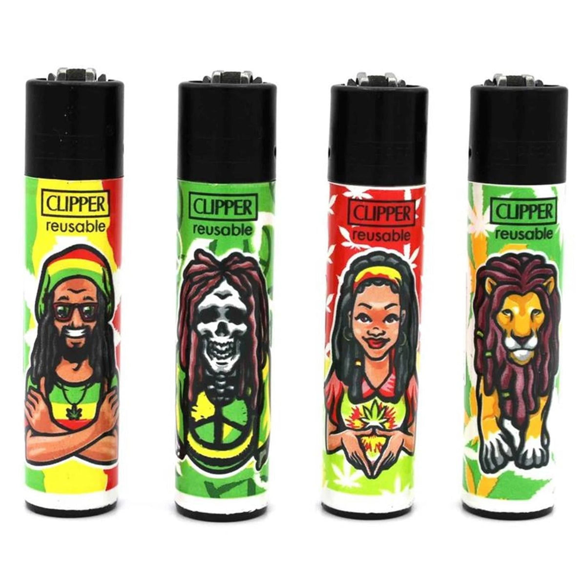 Clipper Classic Feuerzeug Rasta Man #2 Clipper