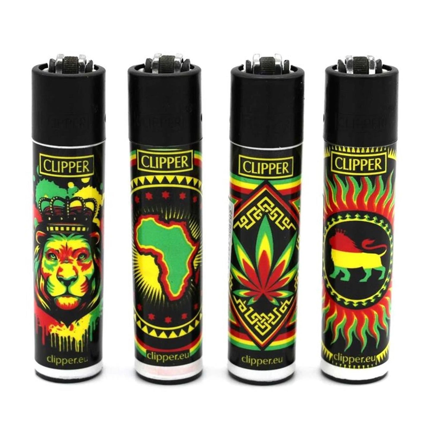 Clipper Classic Feuerzeug Rasta Stencils Clipper