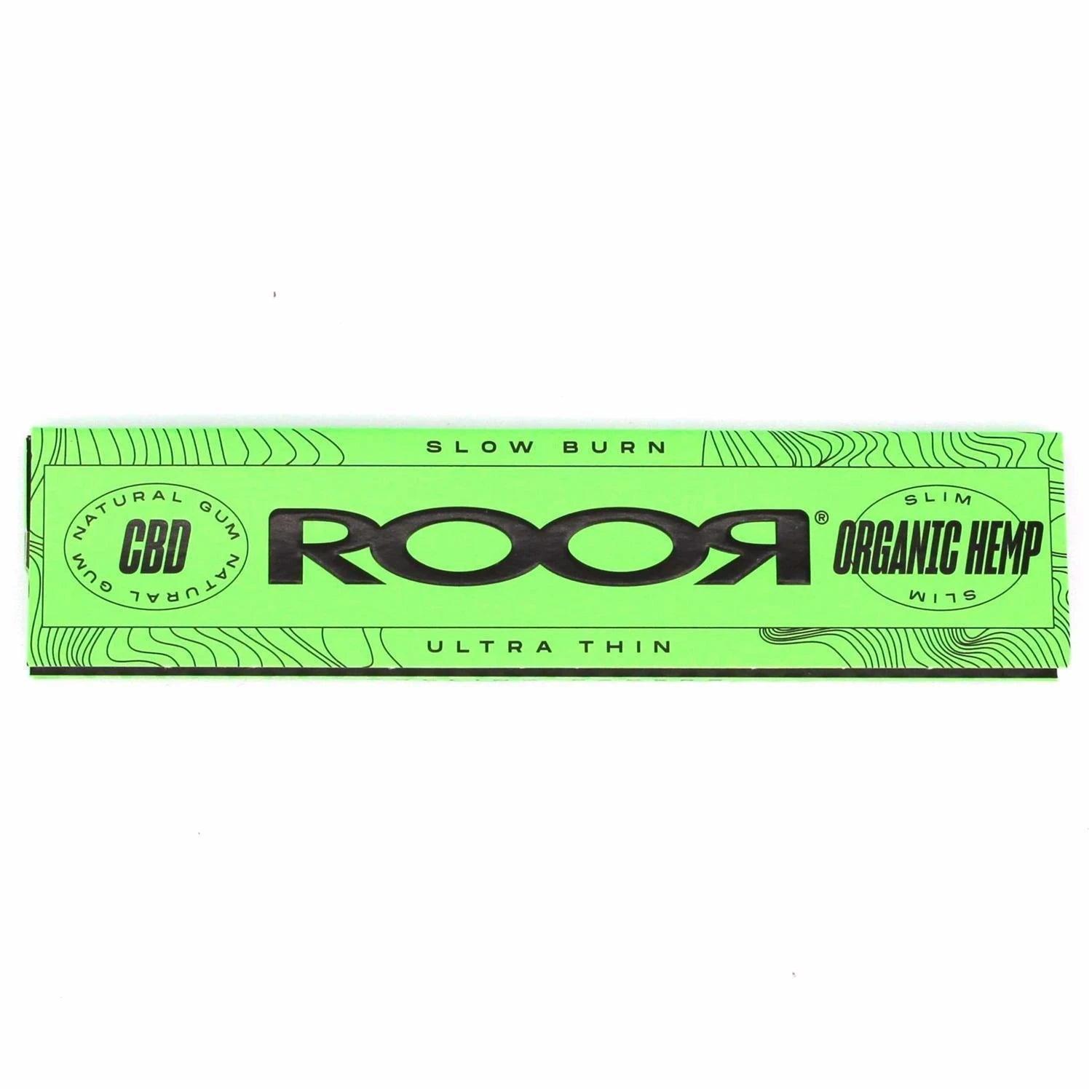 ROOR Organic Hemp King Size Slim Papers ROOR