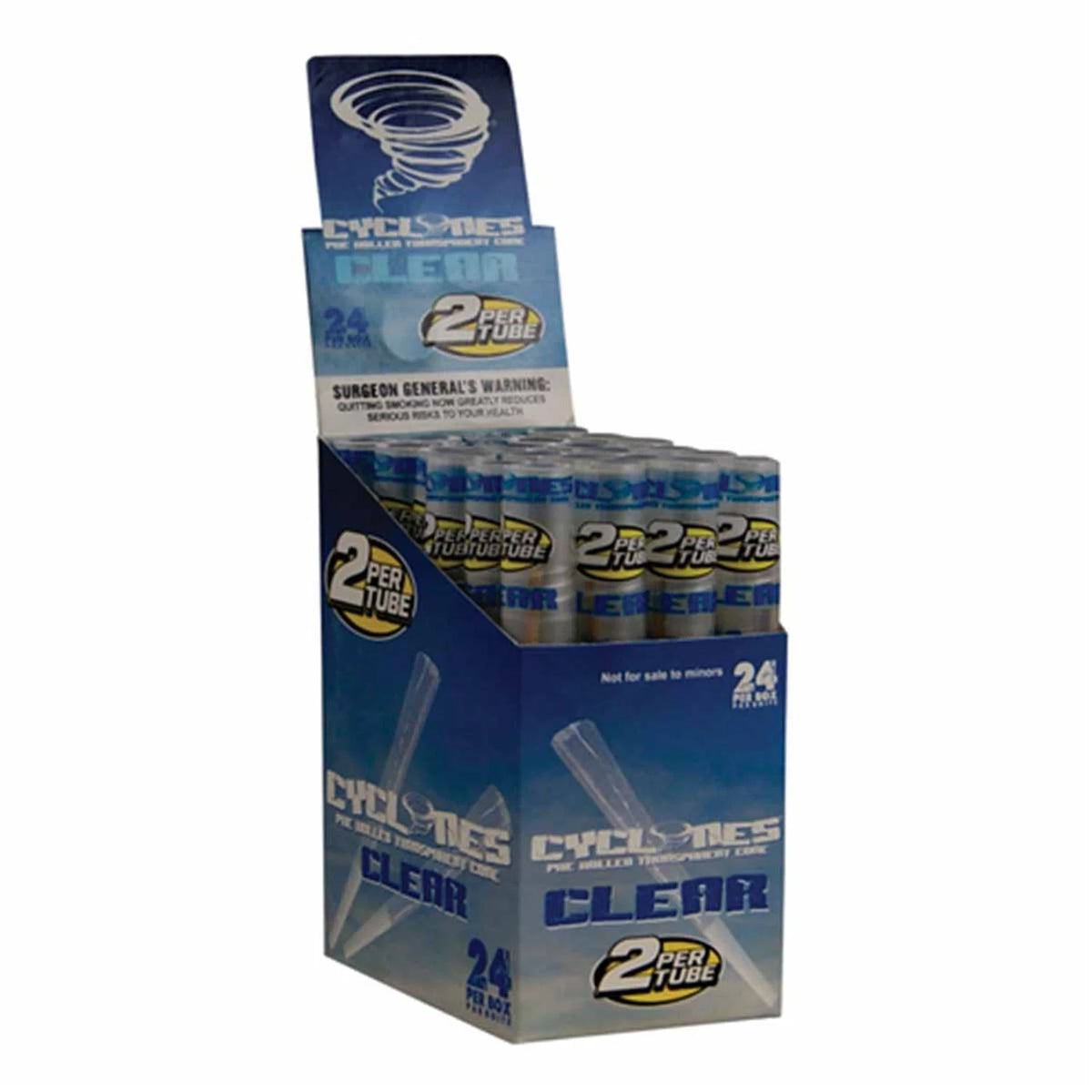 Cyclones Clear Blunt Pre-Rolled Cyclones