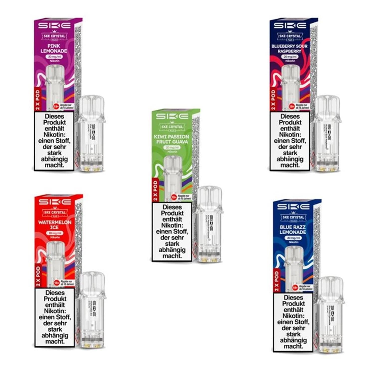 SKE Crystal Plus Pod - verschiedene Sorten SKE Crystal