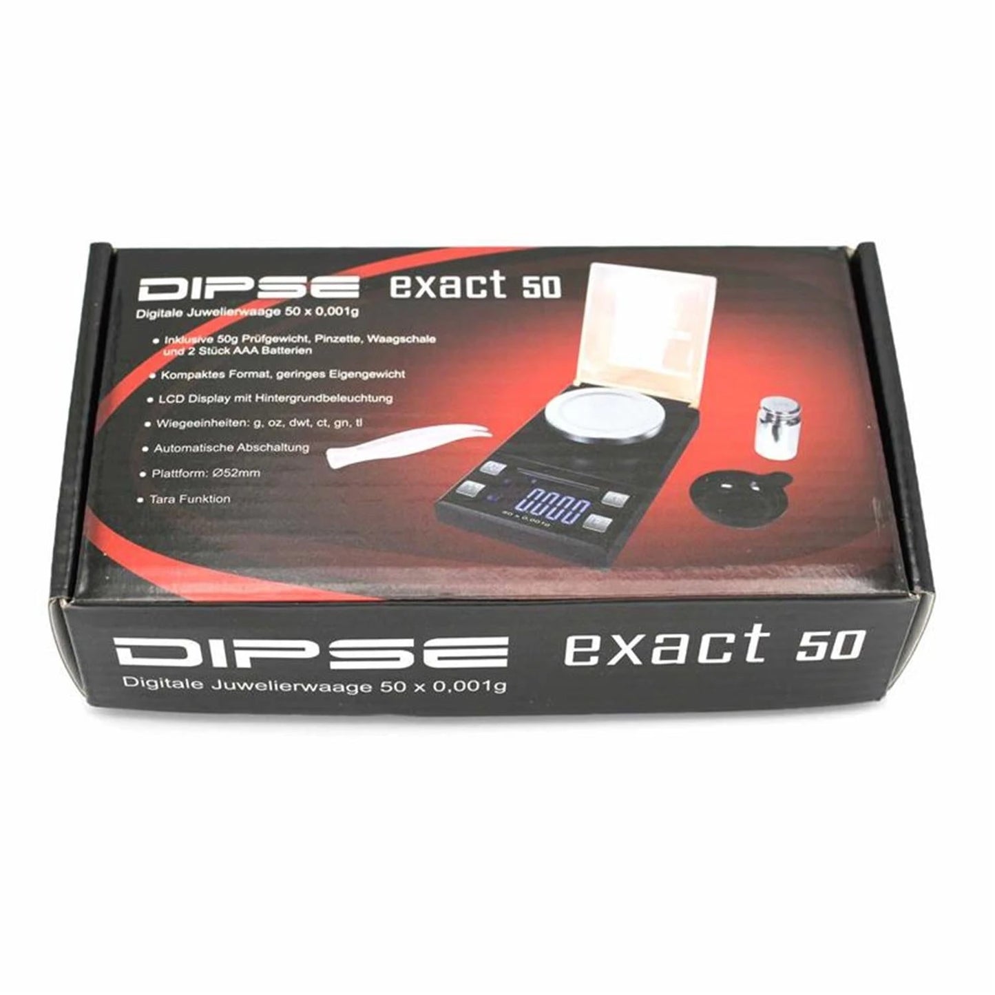 Digitalwaage DIPSE Juwelierwaage EXACT 50 | 50g / 0,001g DIPSE