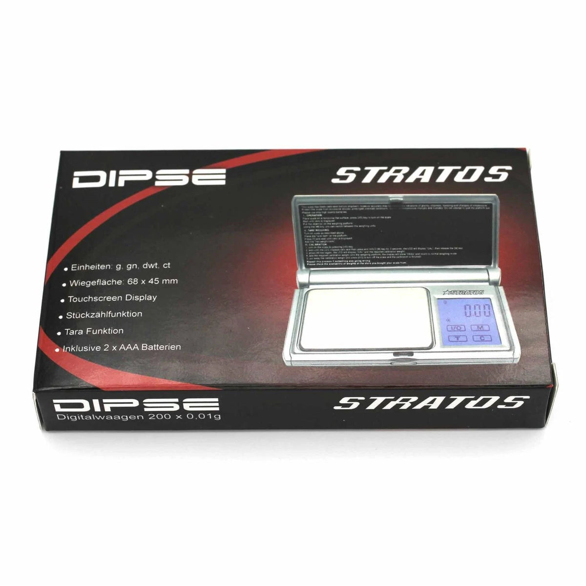 Digitalwaage DIPSE Stratos Touchscreen 200g / 0,01g DIPSE