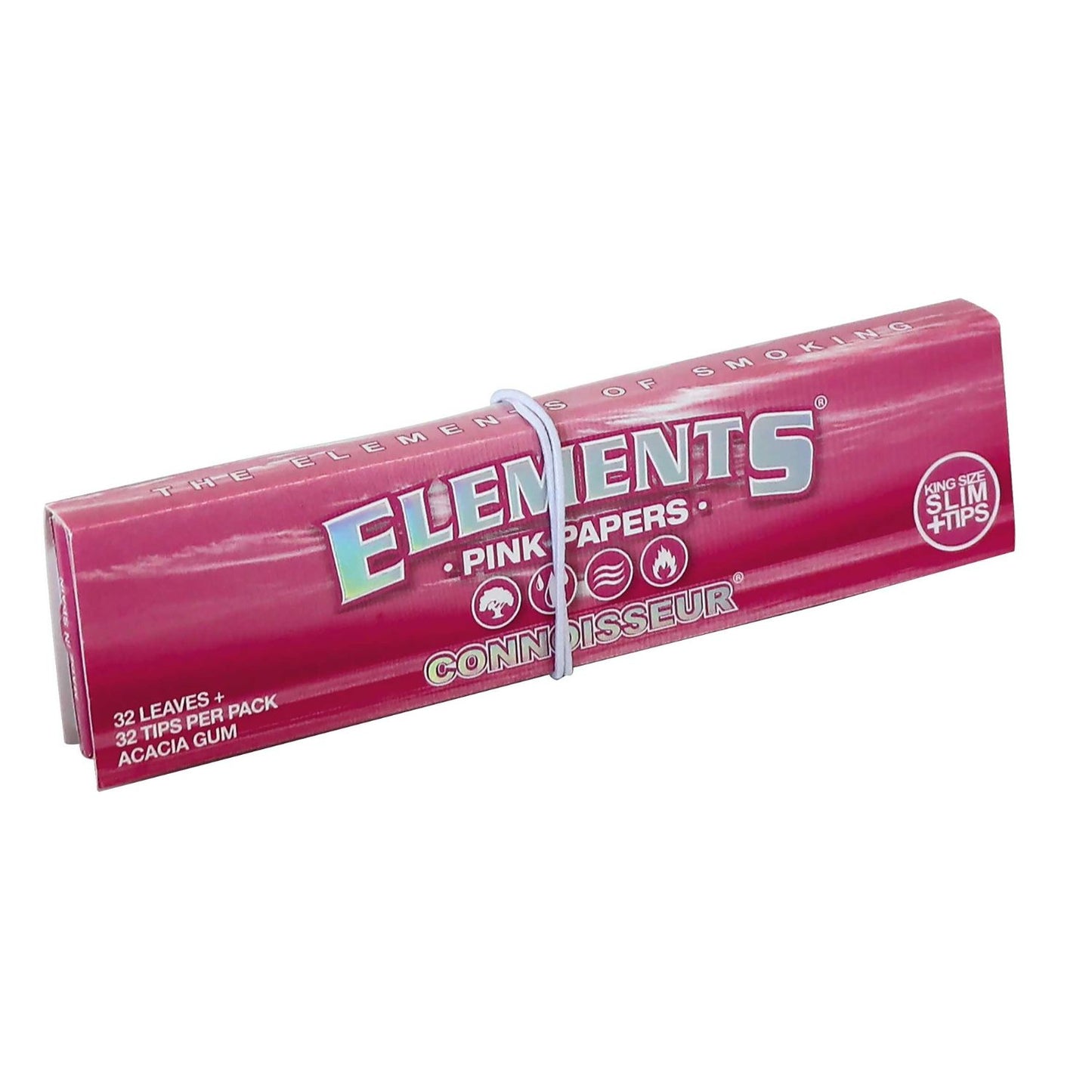 Elements Pink Connoisseur King Size Slim + Filter Tips