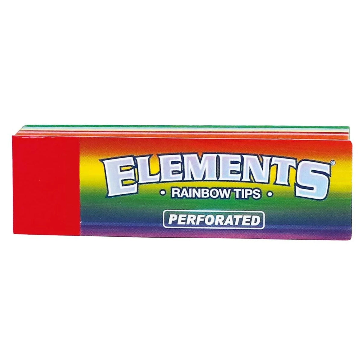 Elements Rainbow Tips Perforated - 50 Premium Filter Tips Elements