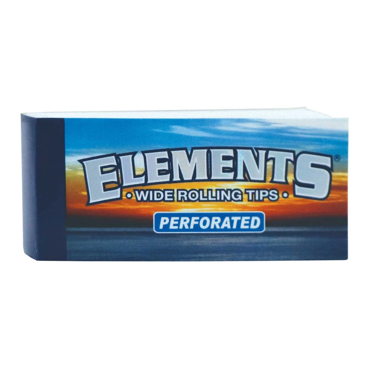 Elements Tips Wide Perforated - 50 Premium Filter Tips Elements
