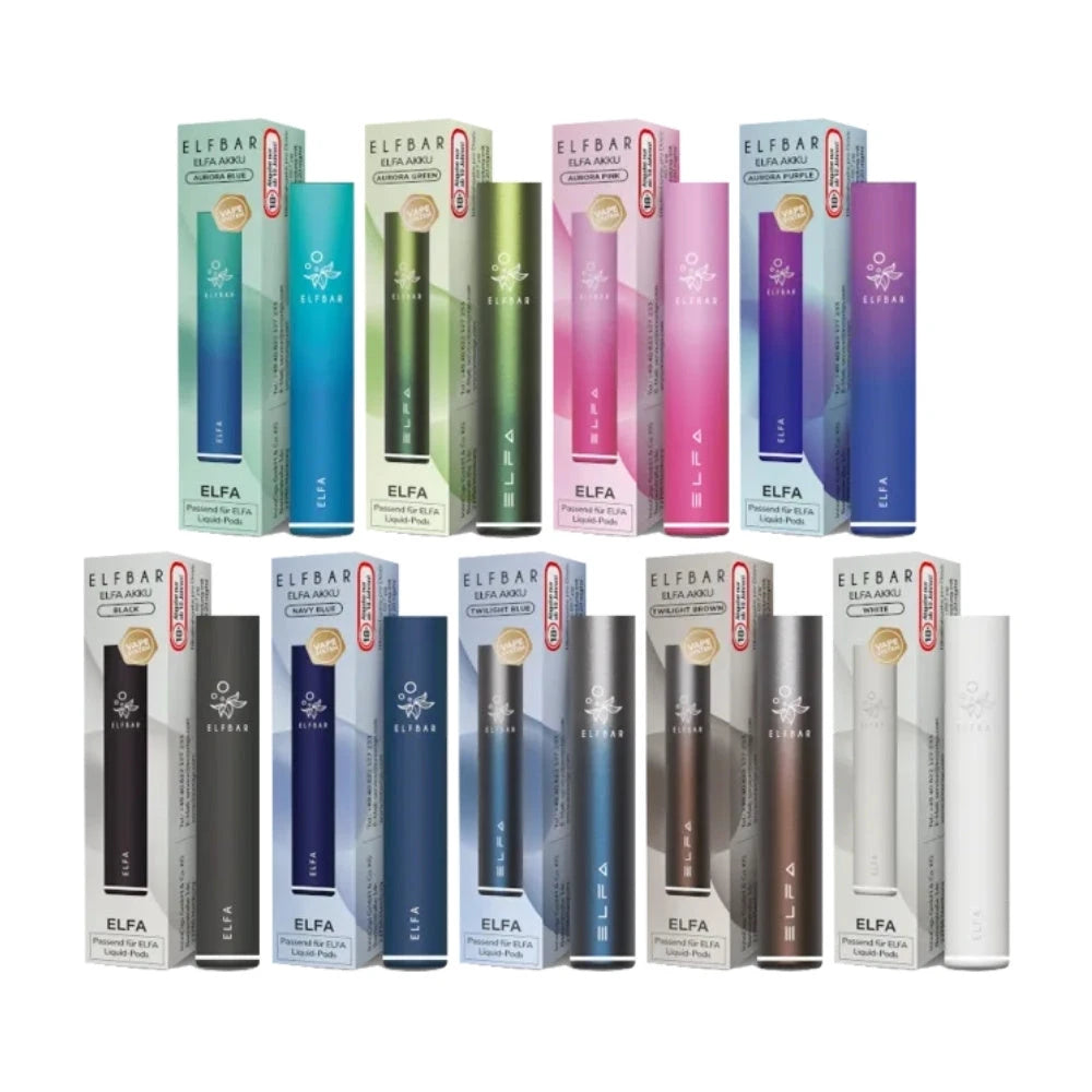 ELFBAR ELFA Mehrweg-Akku 500 mAh - verschiedene Farben Elfbar