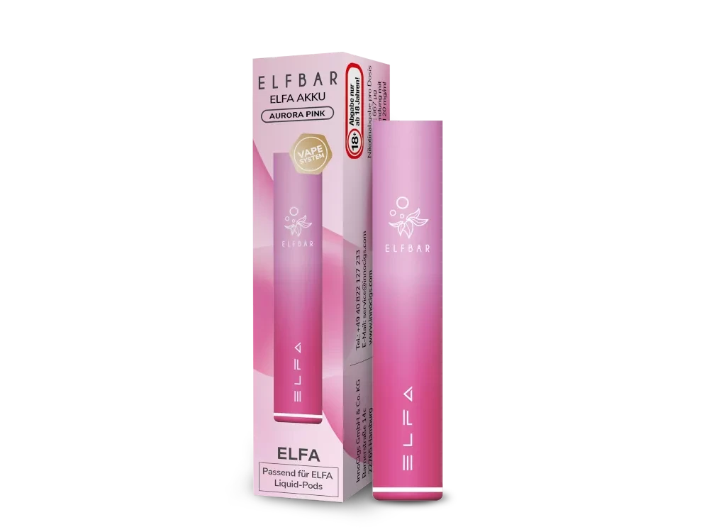 ELFBAR ELFA Mehrweg-Akku 500 mAh - verschiedene Farben Elfbar