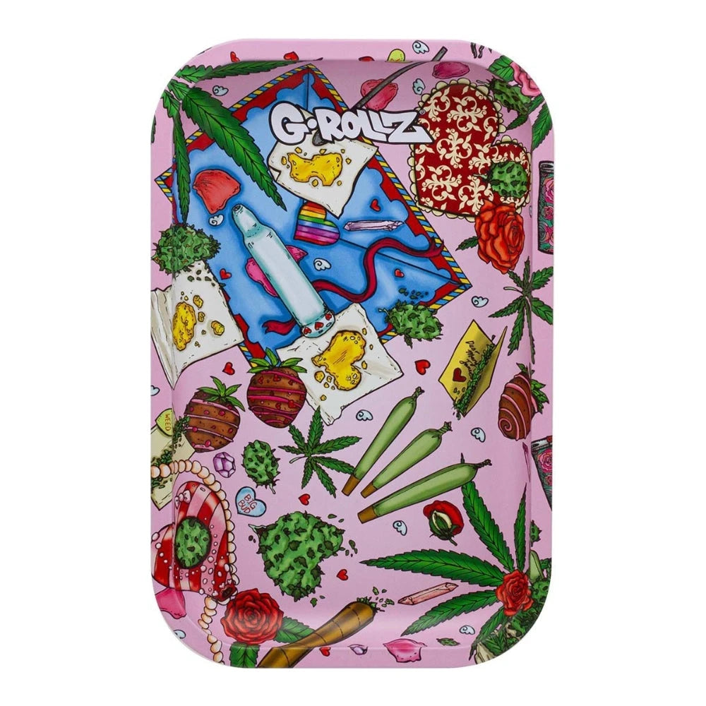 G-Rollz Rolling Tray Medium - Amsterdam Picnic Valentines G-Rollz