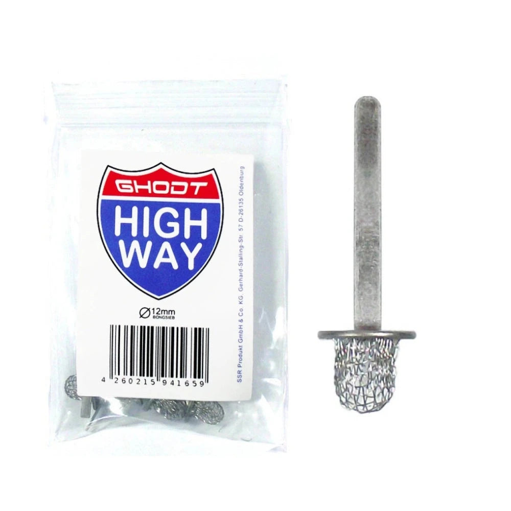 Bong Einhängesieb 12mm (10 Stk) GHODT