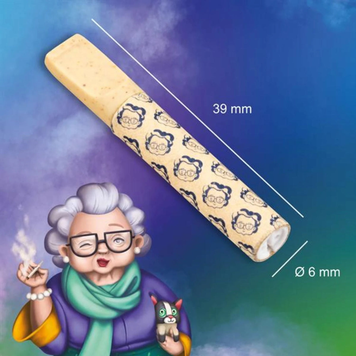 GRANNYS Weed Deluxe Aktivkohlefilter 8mm (50 Stück) Grannys Weed