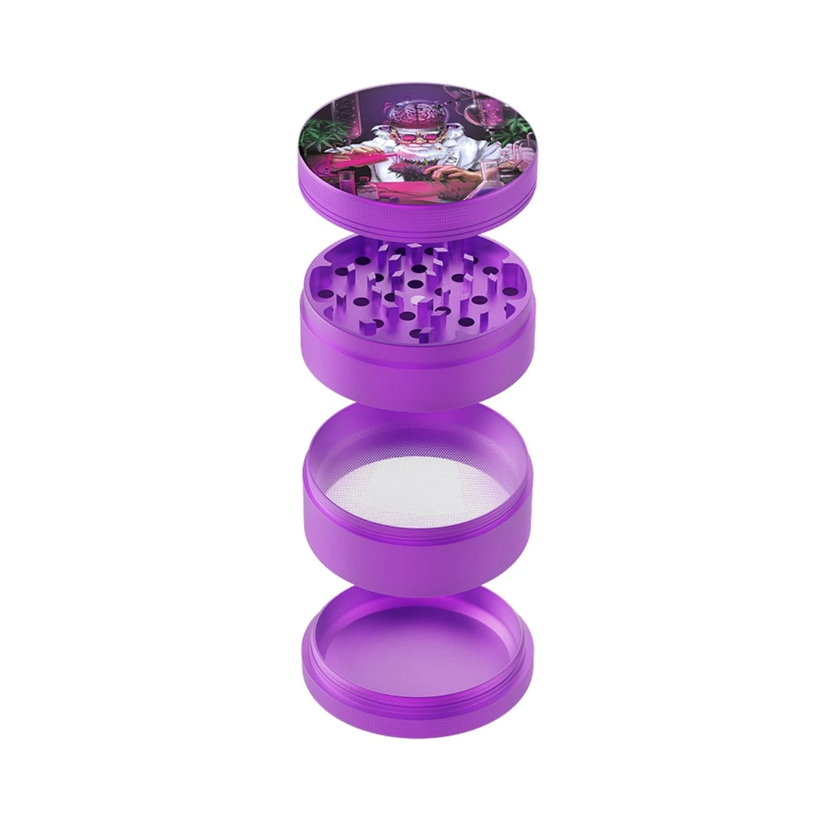 Grindnation Grinder "Professor" 4-teilig - 63mm Grindnation