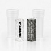Herb Shuttles Glasfilter Spiral-Tip 12mm - Black & Clear Herb Shuttles