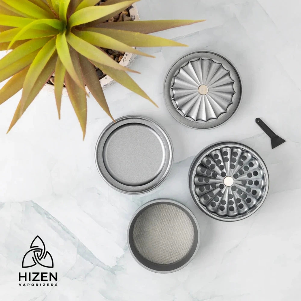 Hizen - Grinder Alu ohne Zähne 63mm Hizen