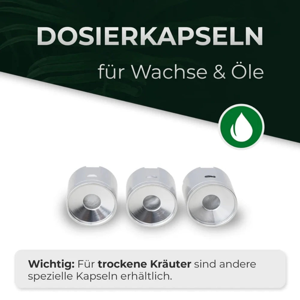 Hizen - Kapseln für Wax & Öl 3 Stück Hizen