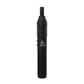 Hizen Stilus Pro Max Vaporizer in Schwarz – schlankes Stift-Vaporizer mit geriffeltem Griffbereich, konisch zulaufendem Mundstück und seitlichen Bedienelementen, Hizen-Logo in der Mitte