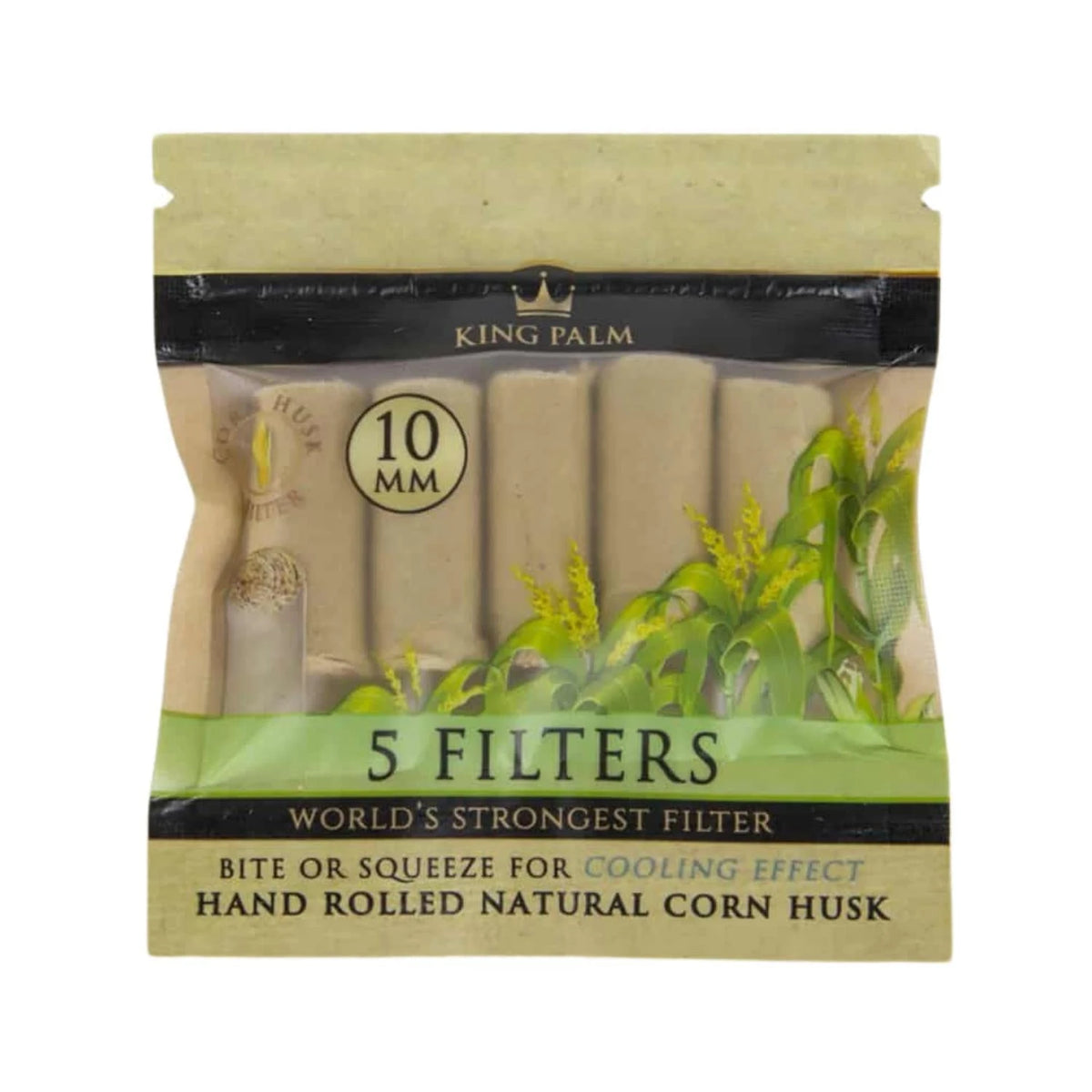King Palm Corn Husk Filter 10mm - 5 Stk. King Palm