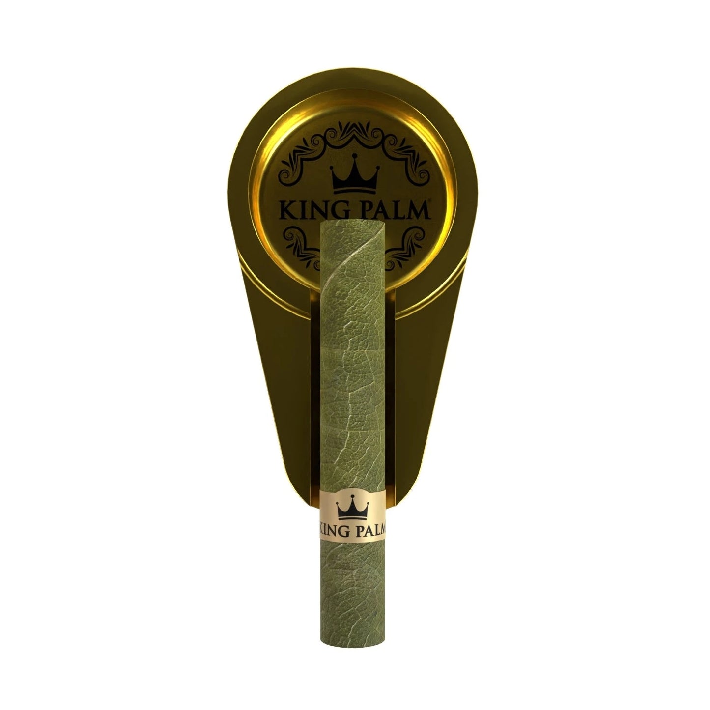 King Palm Ashtray - Gold King Palm