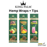 King Palm Hemp Wraps + Tips (2 Stück) King Palm