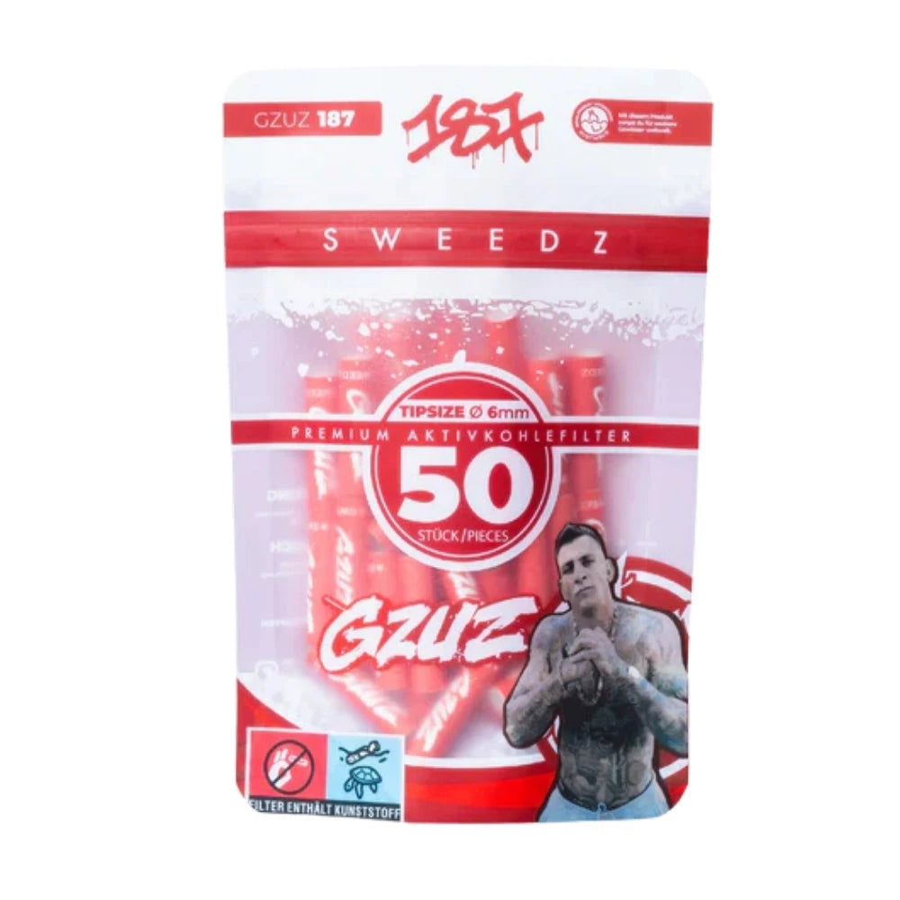 Sweedz Aktivkohlefilter 6mm - 187 Edition (50 Stück) Sweedz 187