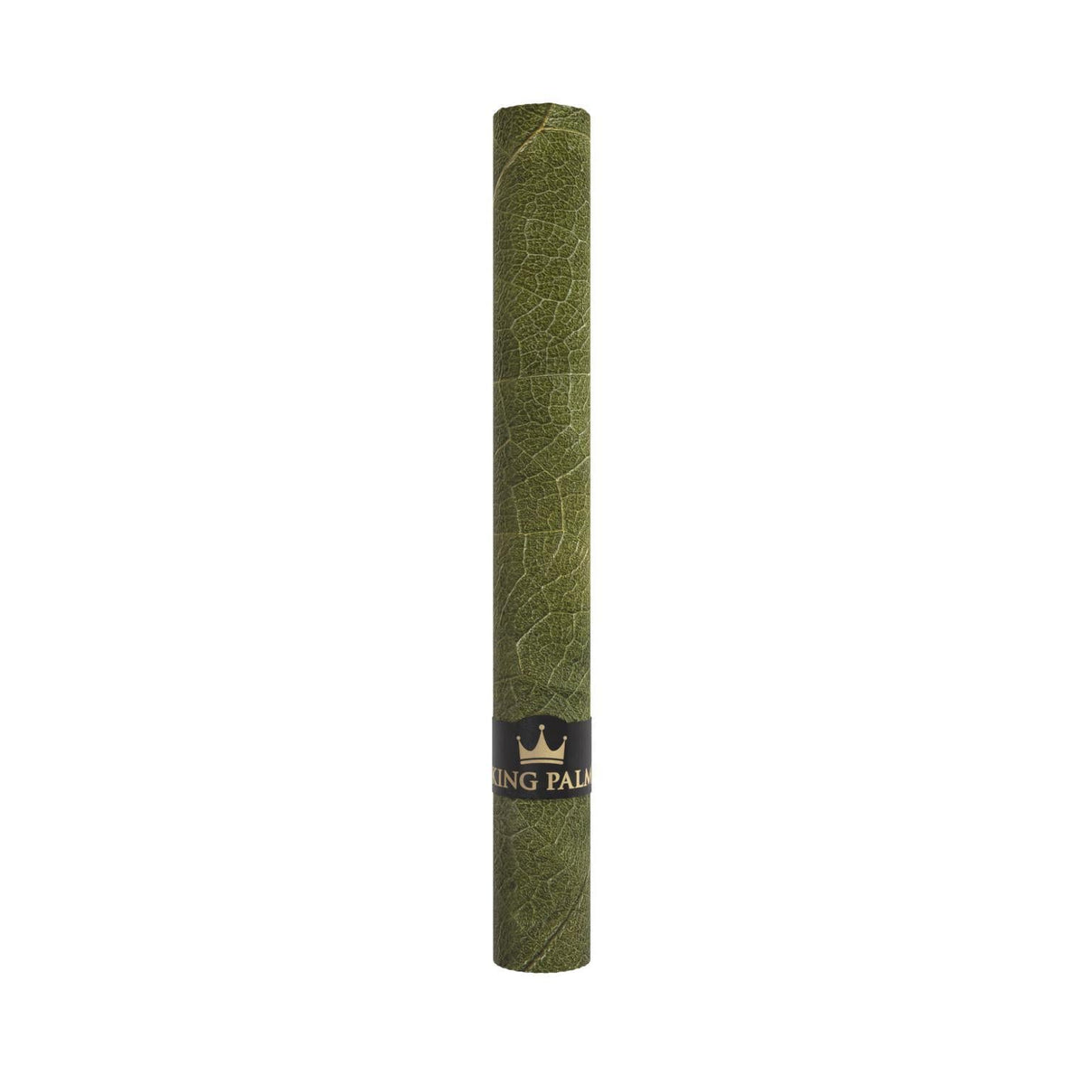 King Palm Mini Real Leaf Tube Natural – einzelnes Blattröhrchen mit sichtbarer Blattstruktur und King Palm Banderole