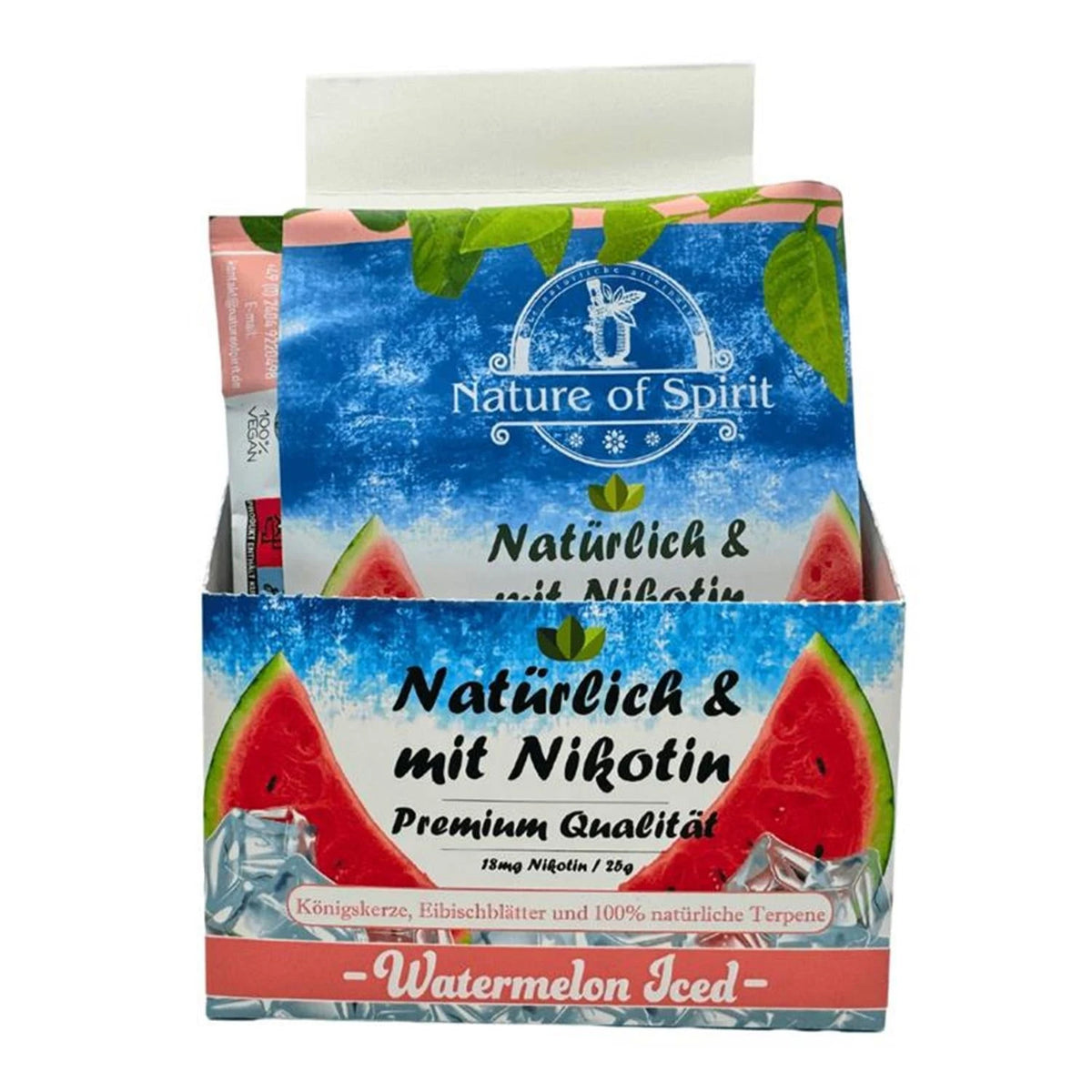 Nature of Spirit Watermelon 25 g - mit Nikotin (18mg/25g) Nature of Spirit