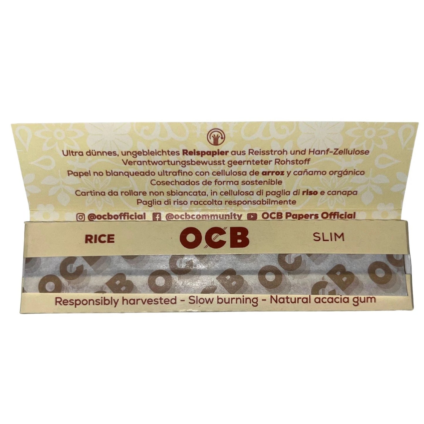 OCB King Size Slim Papers Reis OCB
