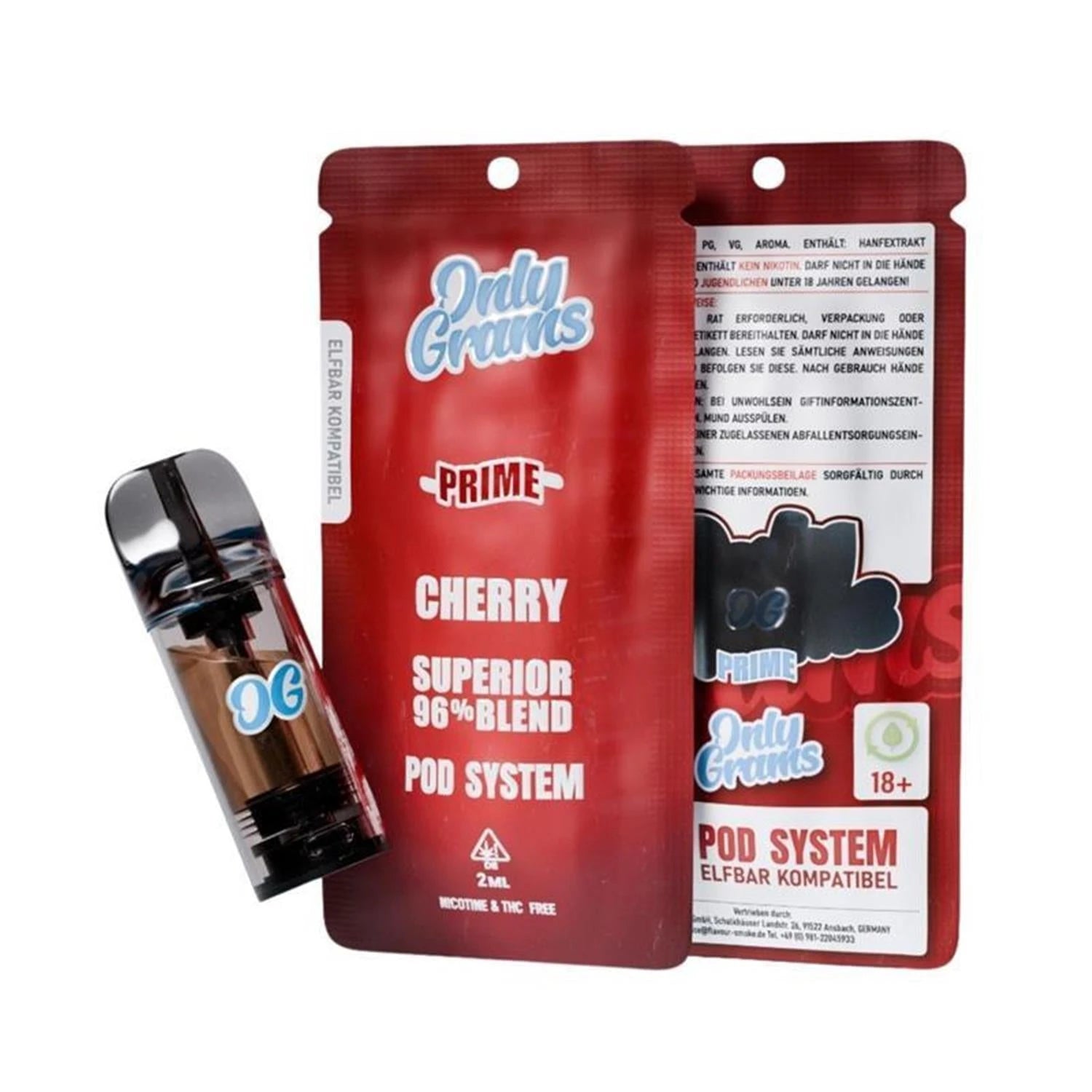 OnlyGrams Superior Blend 96% Pod 2ml OnlyGrams