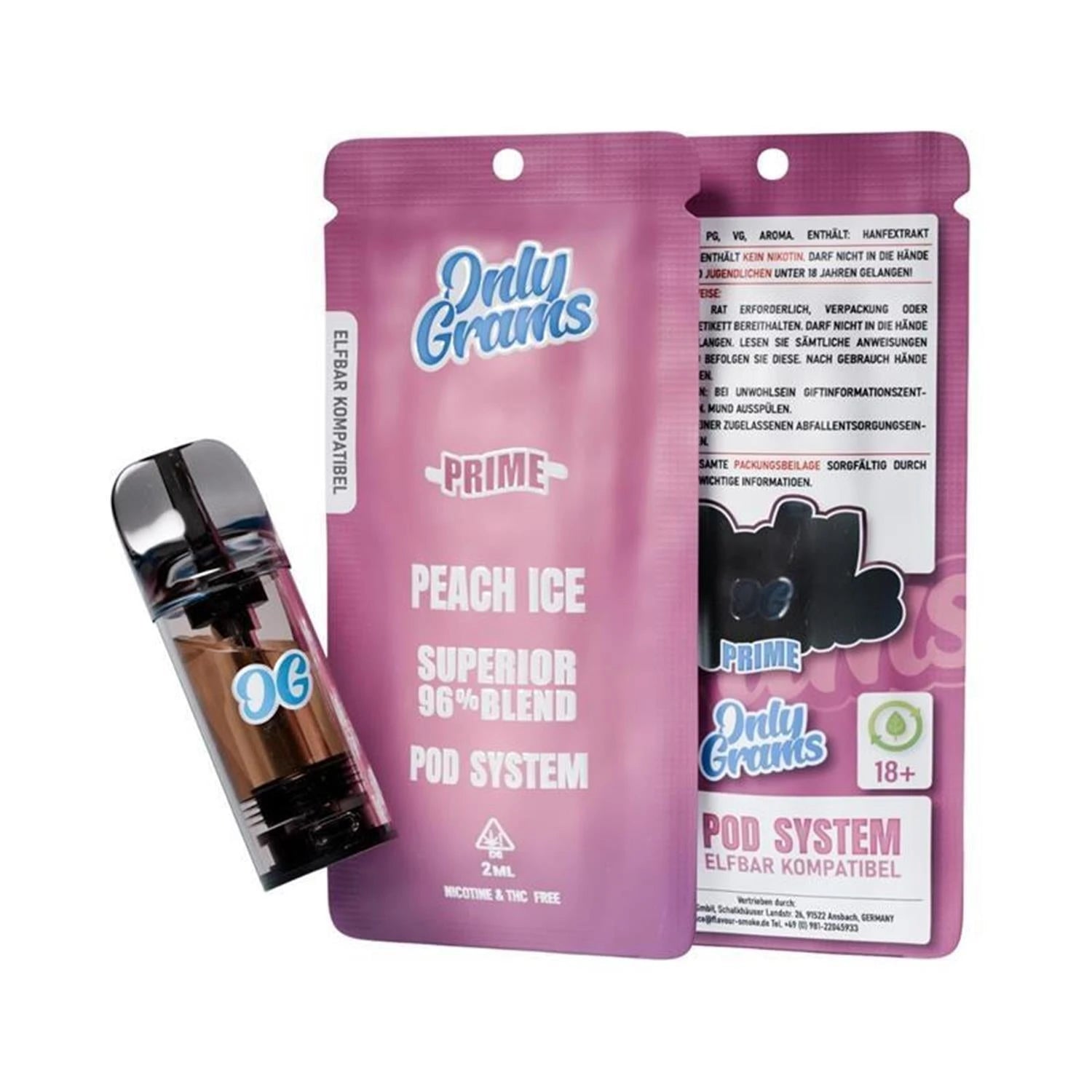 OnlyGrams Superior Blend 96% Pod 2ml OnlyGrams